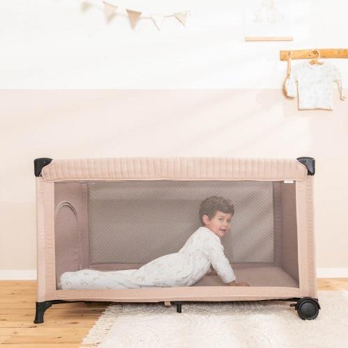 Little Dutch - Reisbed met Kruipluik | Beige