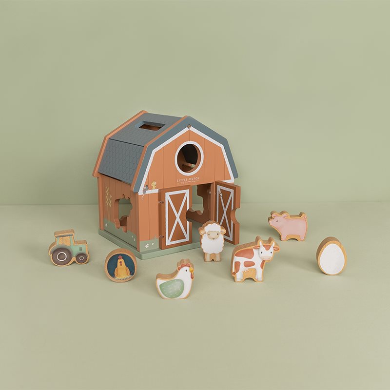 Little Dutch - Vormensorteerder Little Farm | Houten Schuur