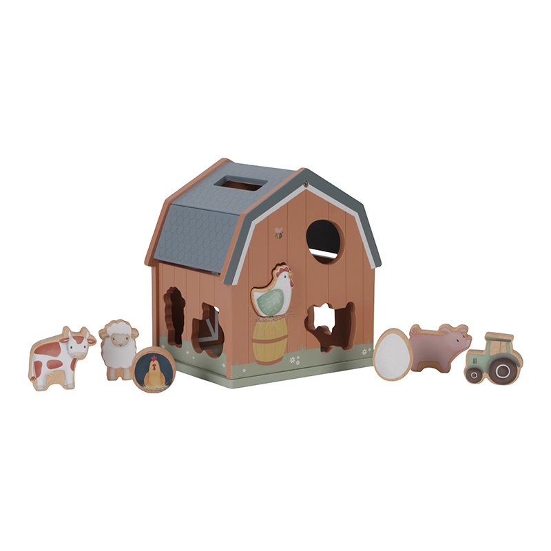 Little Dutch - Vormensorteerder Little Farm | Houten Schuur