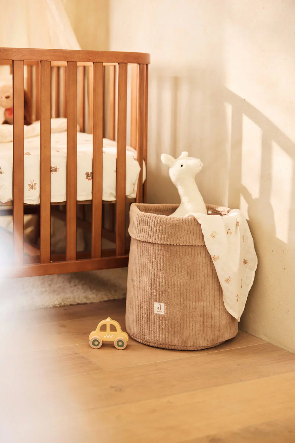 Jollein - Donsovertrek 100 x 140cm Animal Friends | Oatmeal