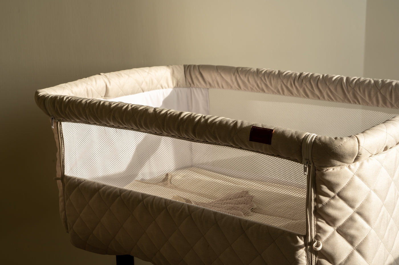 Quax - Wieg Co-Zee Side By Side Wood Clay | Veilig & Comfortabel
