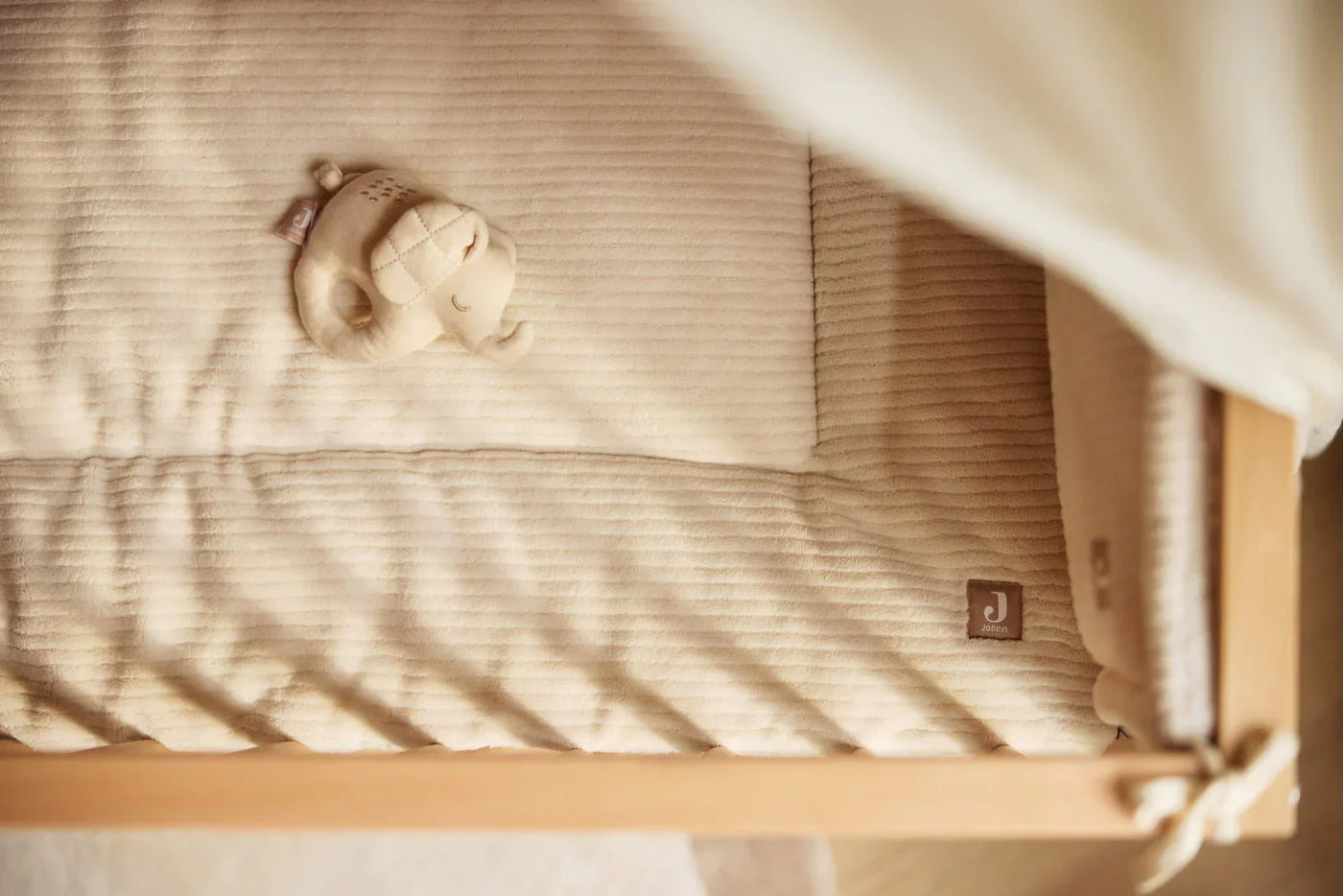 Jollein - Parklegger 75 x 95 cm Cloudy Rib | Oatmeal