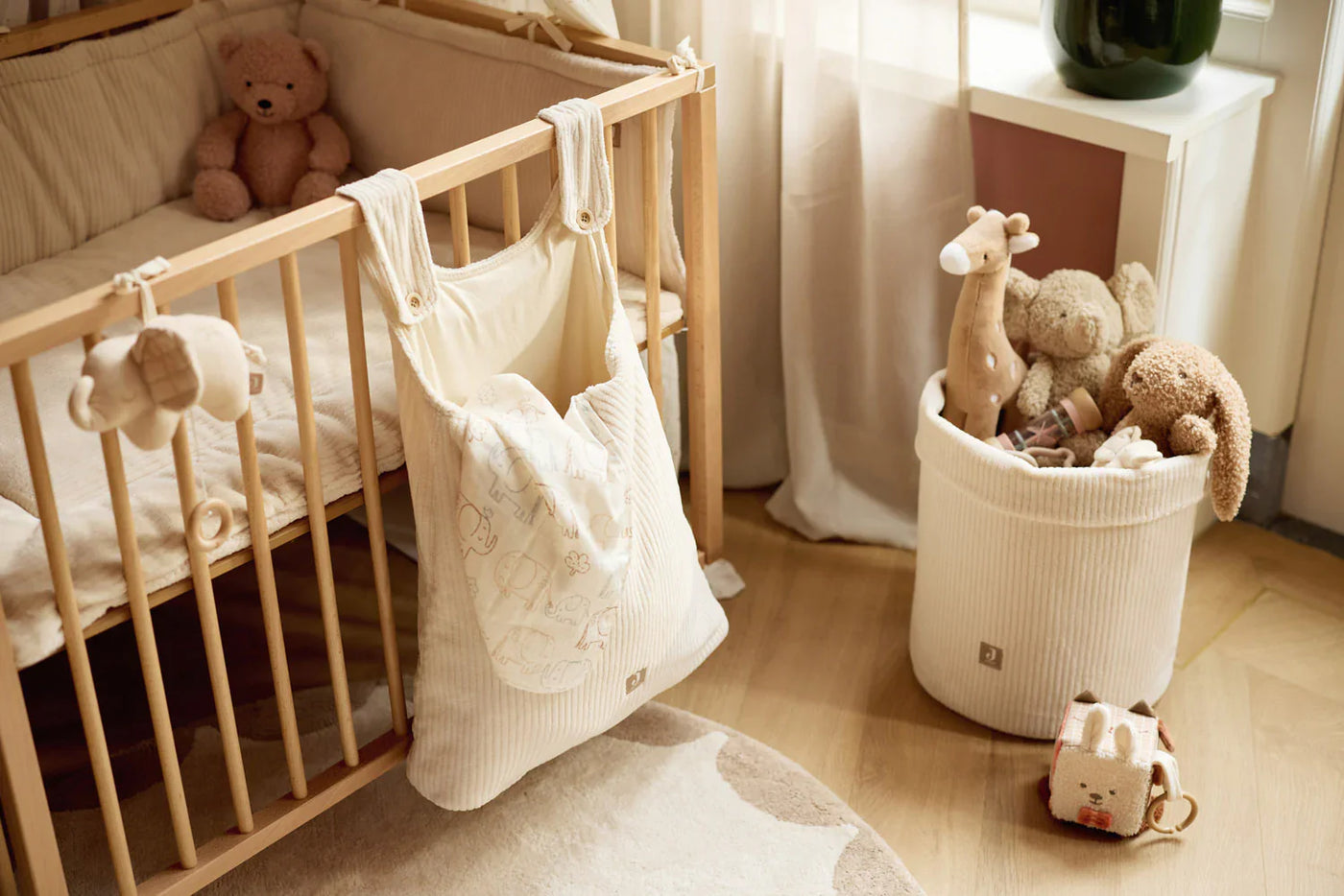 Jollein - Parklegger 75 x 95 cm Cloudy Rib | Oatmeal