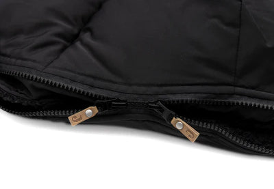 Jollein - Voetenzak Kinderwagen / Buggy Puffed Black | Winter Musthave