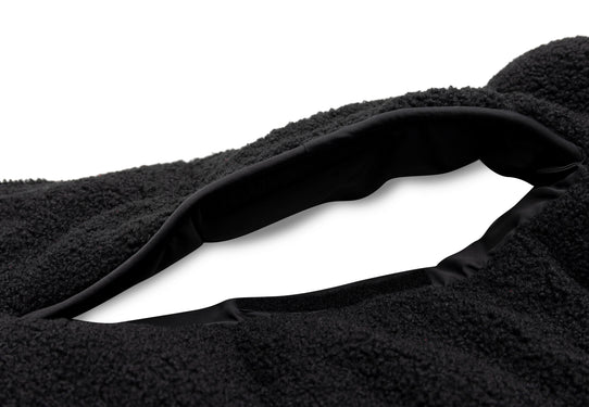 Jollein - Voetenzak Kinderwagen / Buggy Puffed Black | Winter Musthave