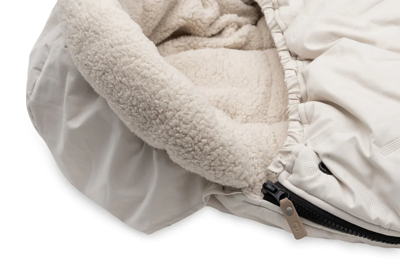 Jollein - Voetenzak Buggy / Kinderwagen Embossed | Sand