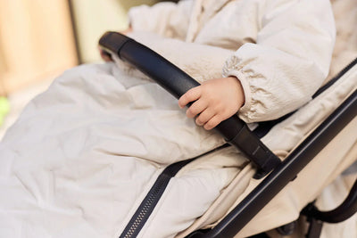 Jollein - Voetenzak Buggy / Kinderwagen Embossed | Sand