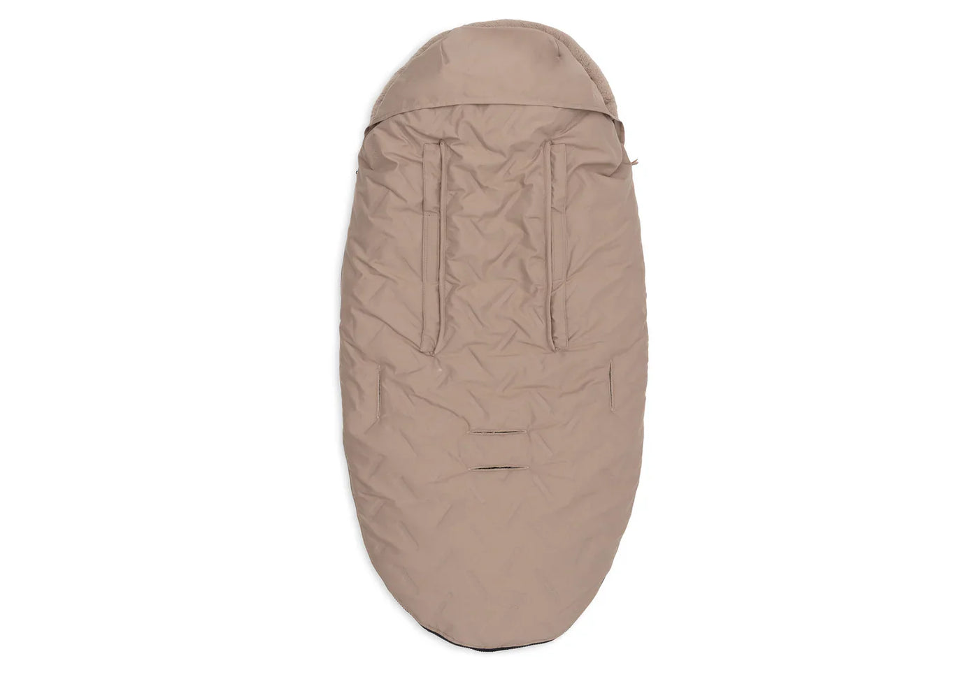 Jollein - Voetenzak Buggy / Kinderwagen Embossed | Milky Coffee