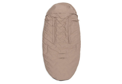 Jollein - Voetenzak Buggy / Kinderwagen Embossed | Milky Coffee