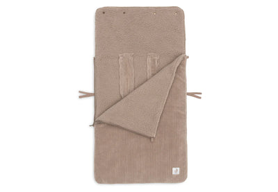 Jollein - Voetenzak Groep 0+ Cloudy Rib | Milky Coffee