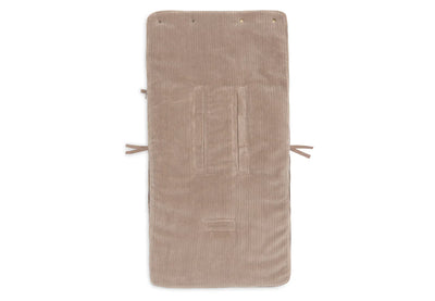 Jollein - Voetenzak Groep 0+ Cloudy Rib | Milky Coffee