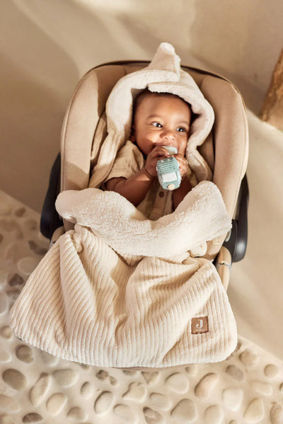 Jollein - Voetenzak Groep 0+ Cloudy Rib | Oatmeal