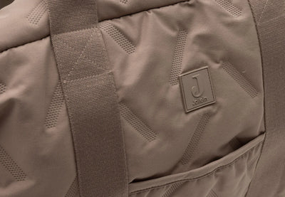 Jollein - Verzorgingstas Embossed Lily | Milky Coffee