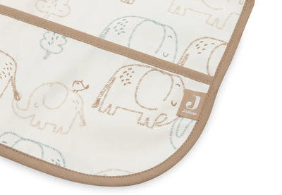 Jollein - Mouwslab Waterproof Elephant Tales | Sand