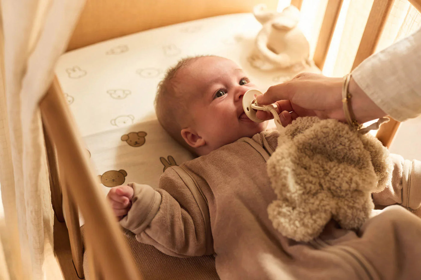 Jollein - Fopspeendoekje Elephant Tales | Sand