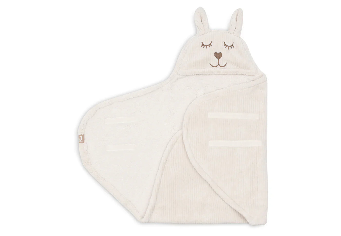 Jollein - Wikkeldeken Bunny Cloudy Rib | Oatmeal