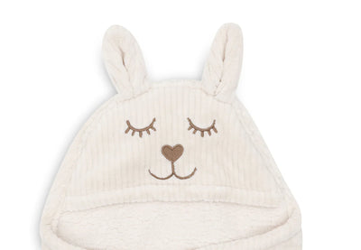 Jollein - Wikkeldeken Bunny Cloudy Rib | Oatmeal