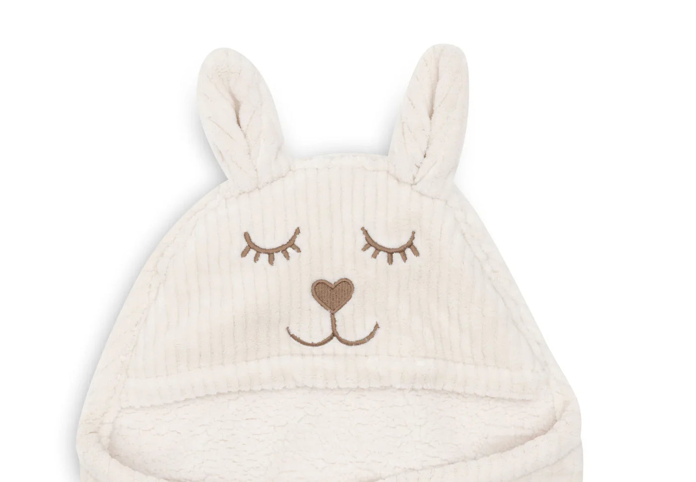 Jollein - Wikkeldeken Bunny Cloudy Rib | Oatmeal