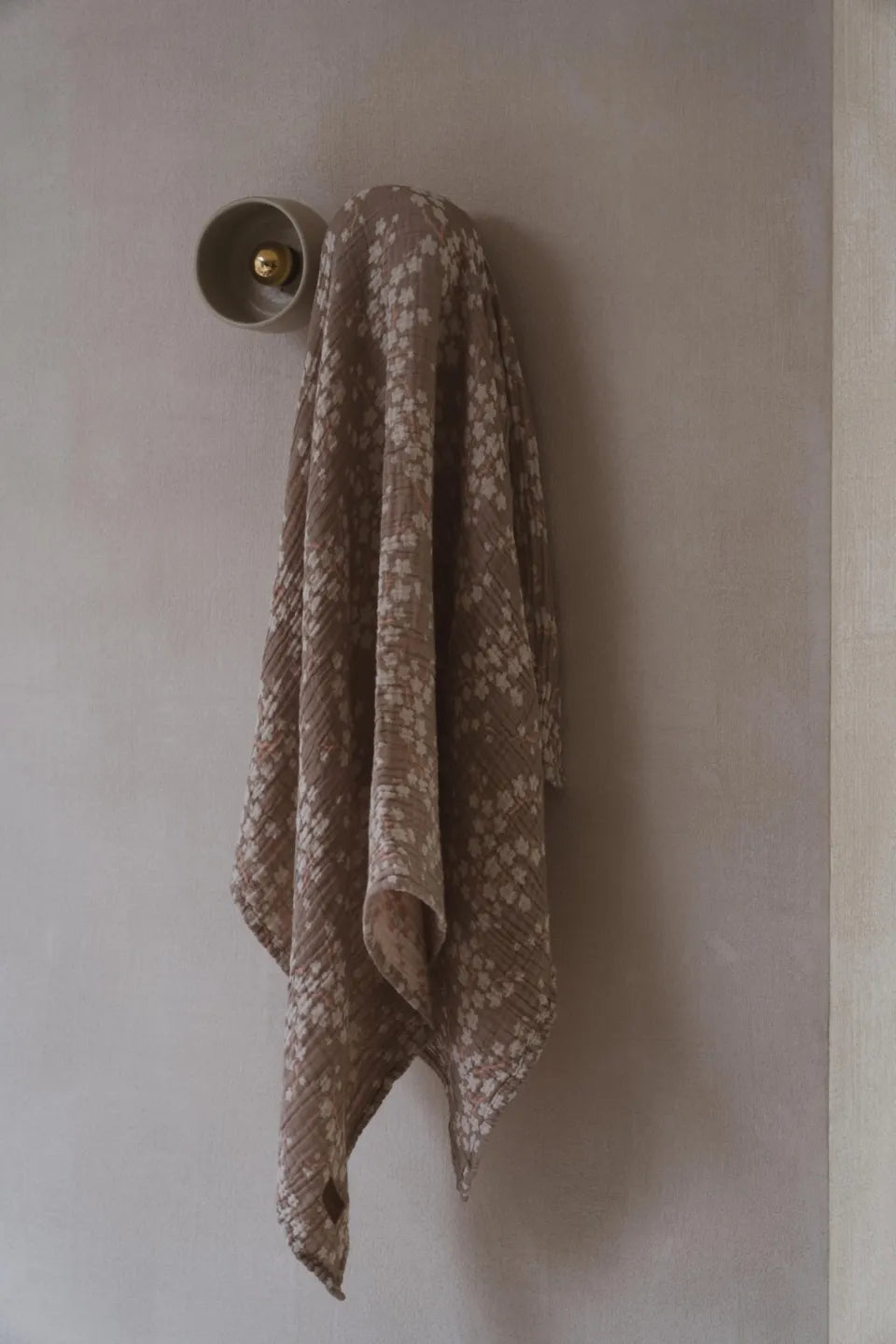 Quax - Tetradoek 90x110 cm Natural XL Blossom | Muslin Deken