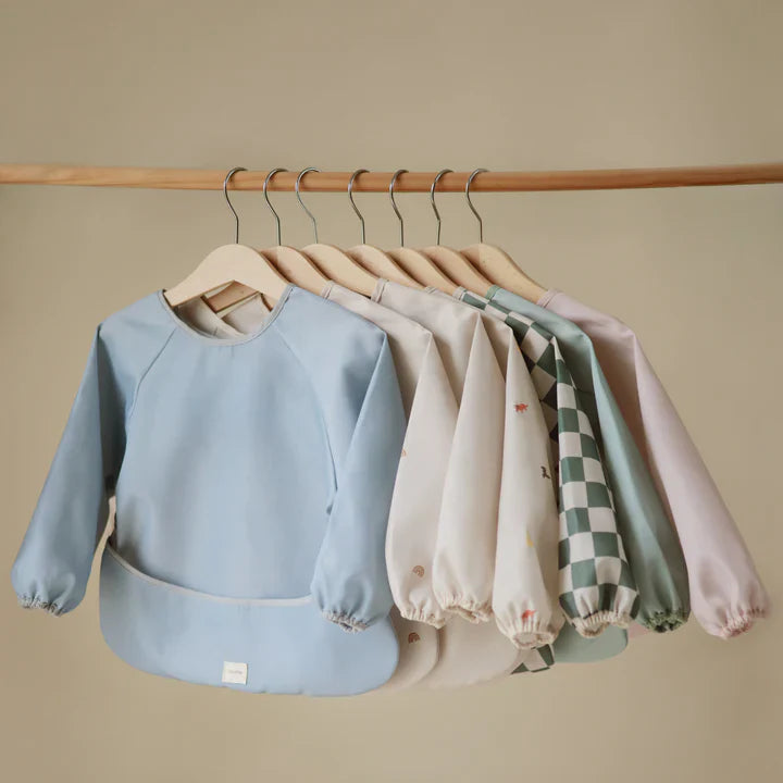 Mushie – Mouwslab Blue Flowers | Lange Mouwen