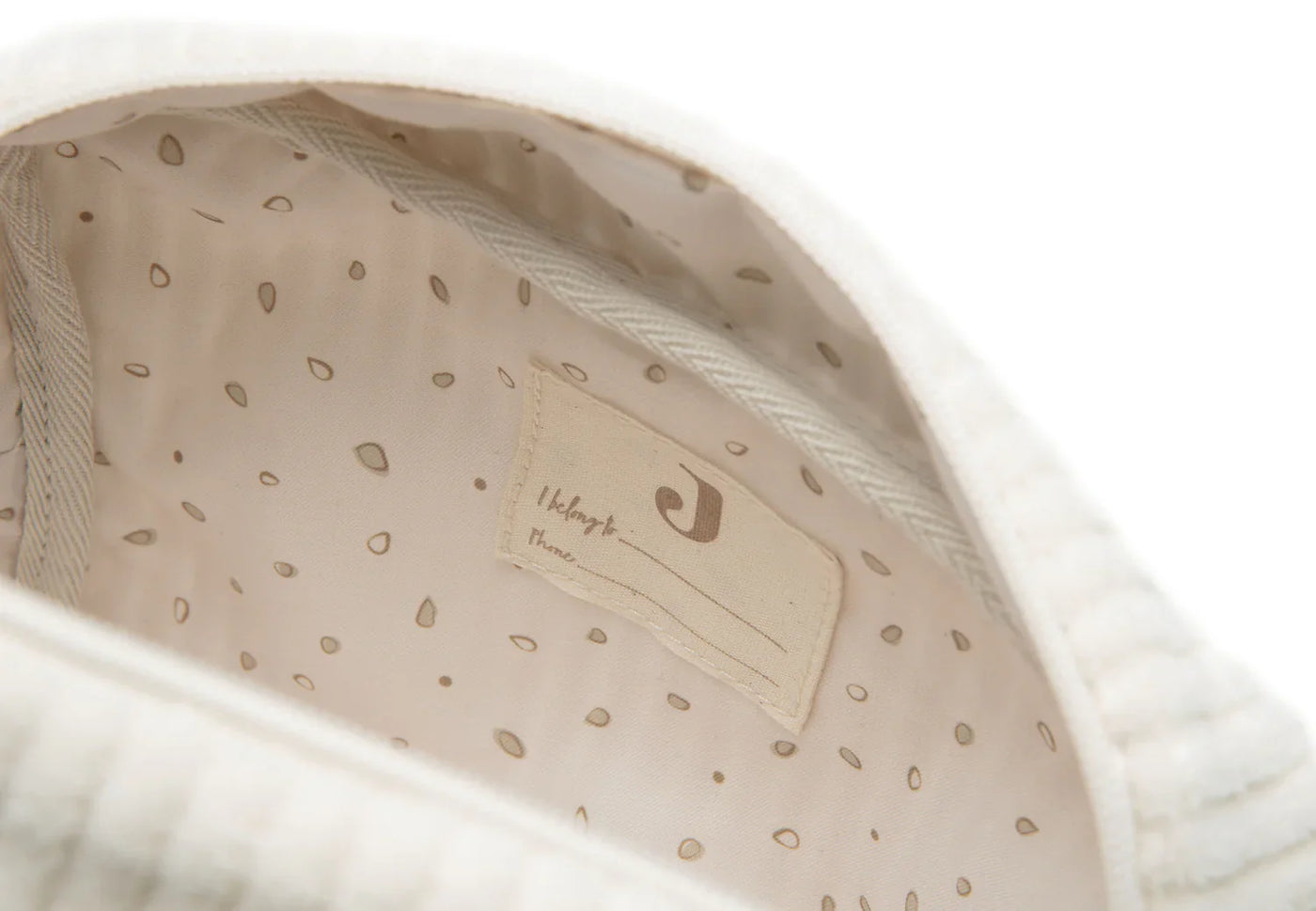 Jollein - Toilettas Cloudy Rib | Oatmeal