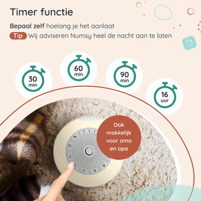 Numsy - White Noise Mini | Wit