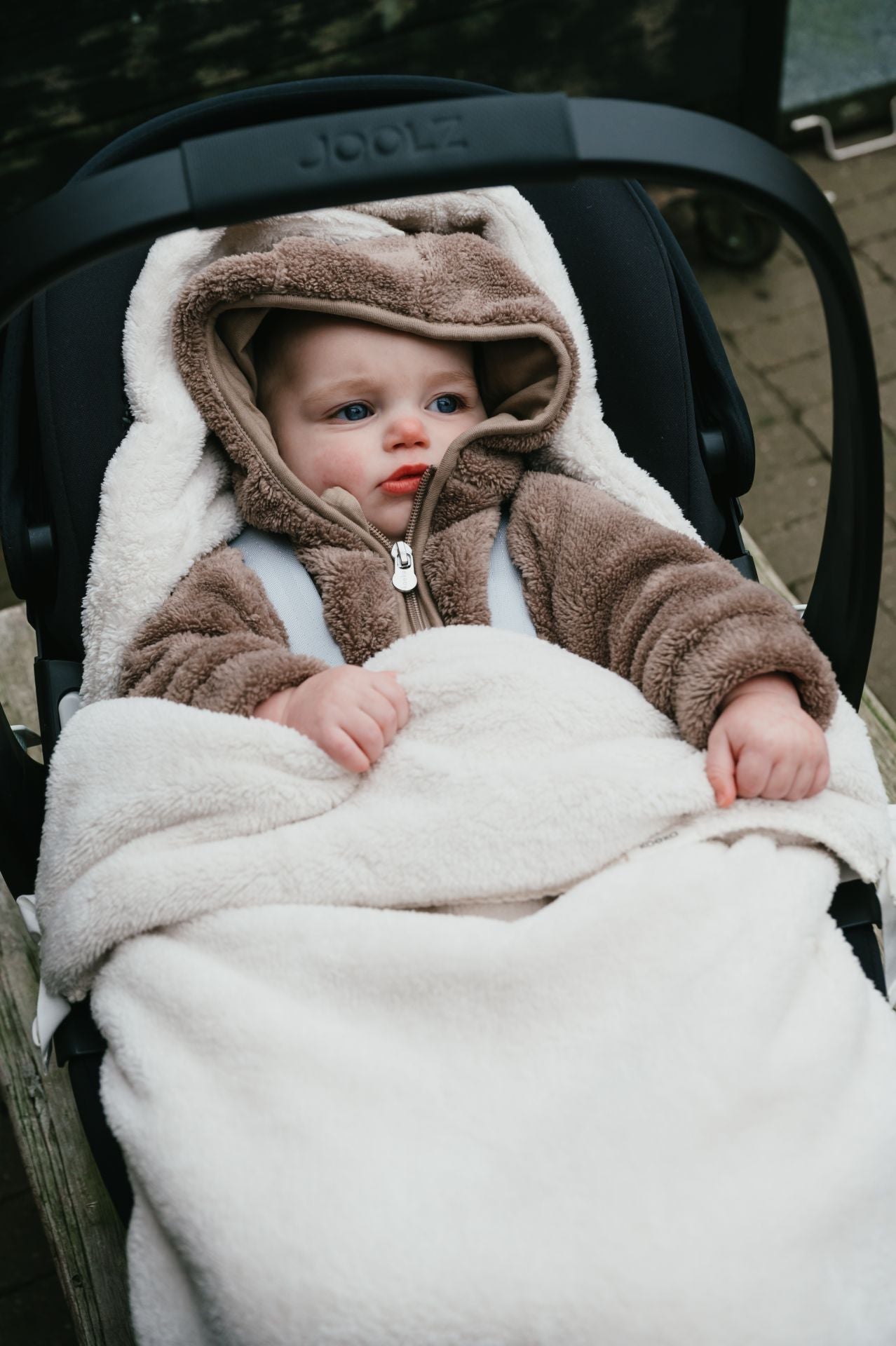 Koeka - Voetenzak 0+ Teddy Malmo 3/5-Puntsgordel | Pebble