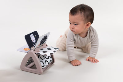 Taf Toys - Draaiend Activiteitenboekje Black/White | Baby 0m+