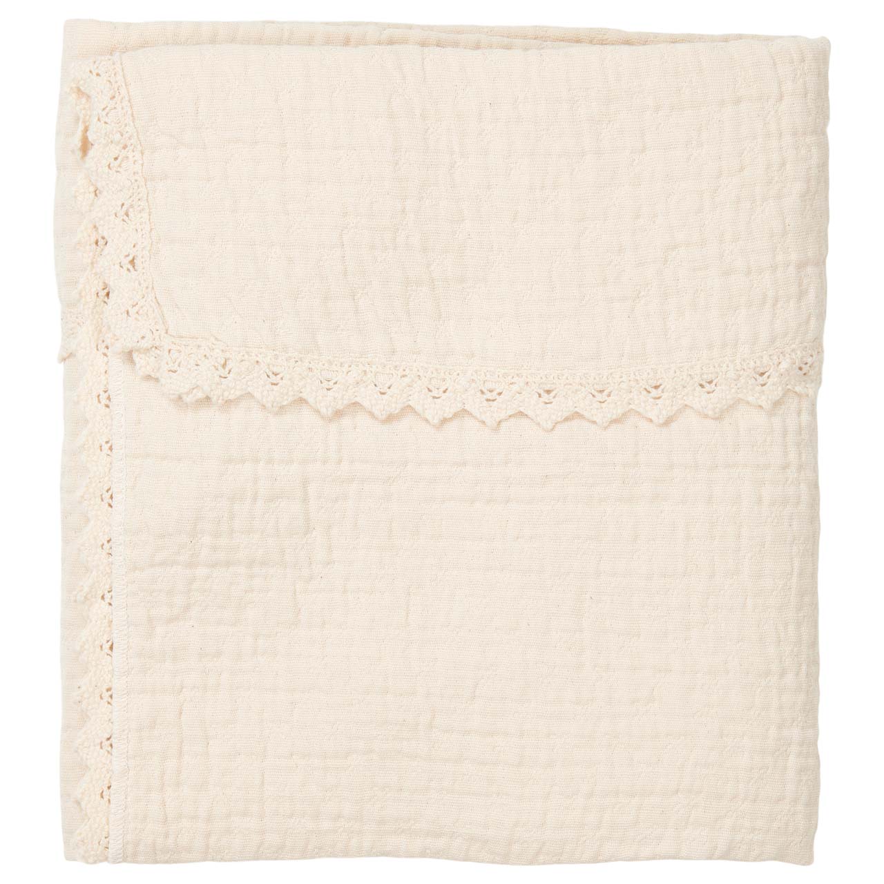 Koeka - Wiegdeken 75x100 cm Elba Lace | Natural