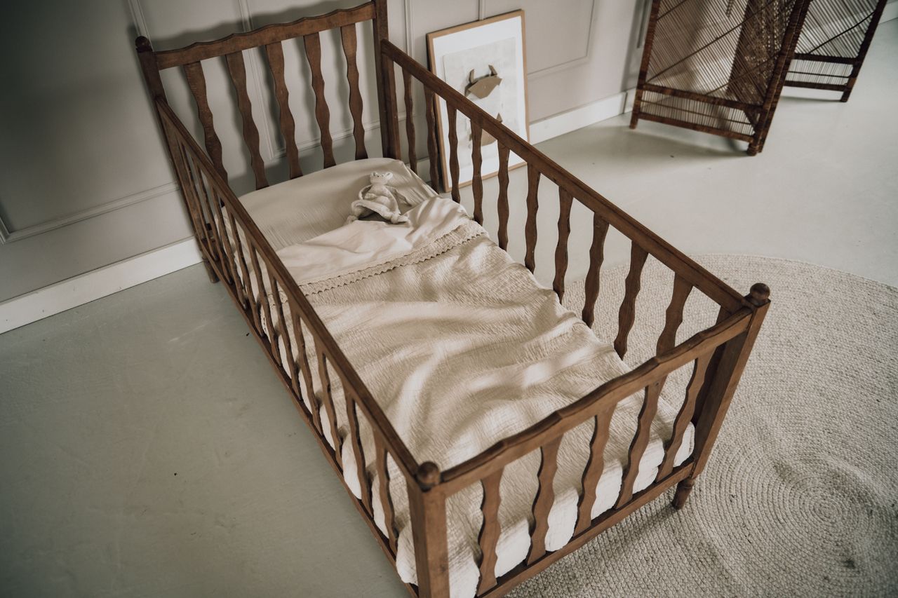 Koeka - Wiegdeken 75x100 cm Elba Lace | Natural