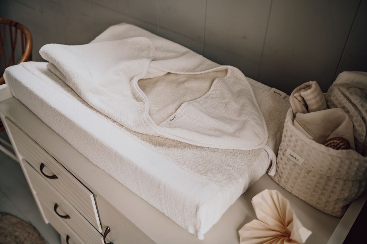 Koeka - Omslagdoek Bay Milky | Multifunctionele Babyomslagdoek