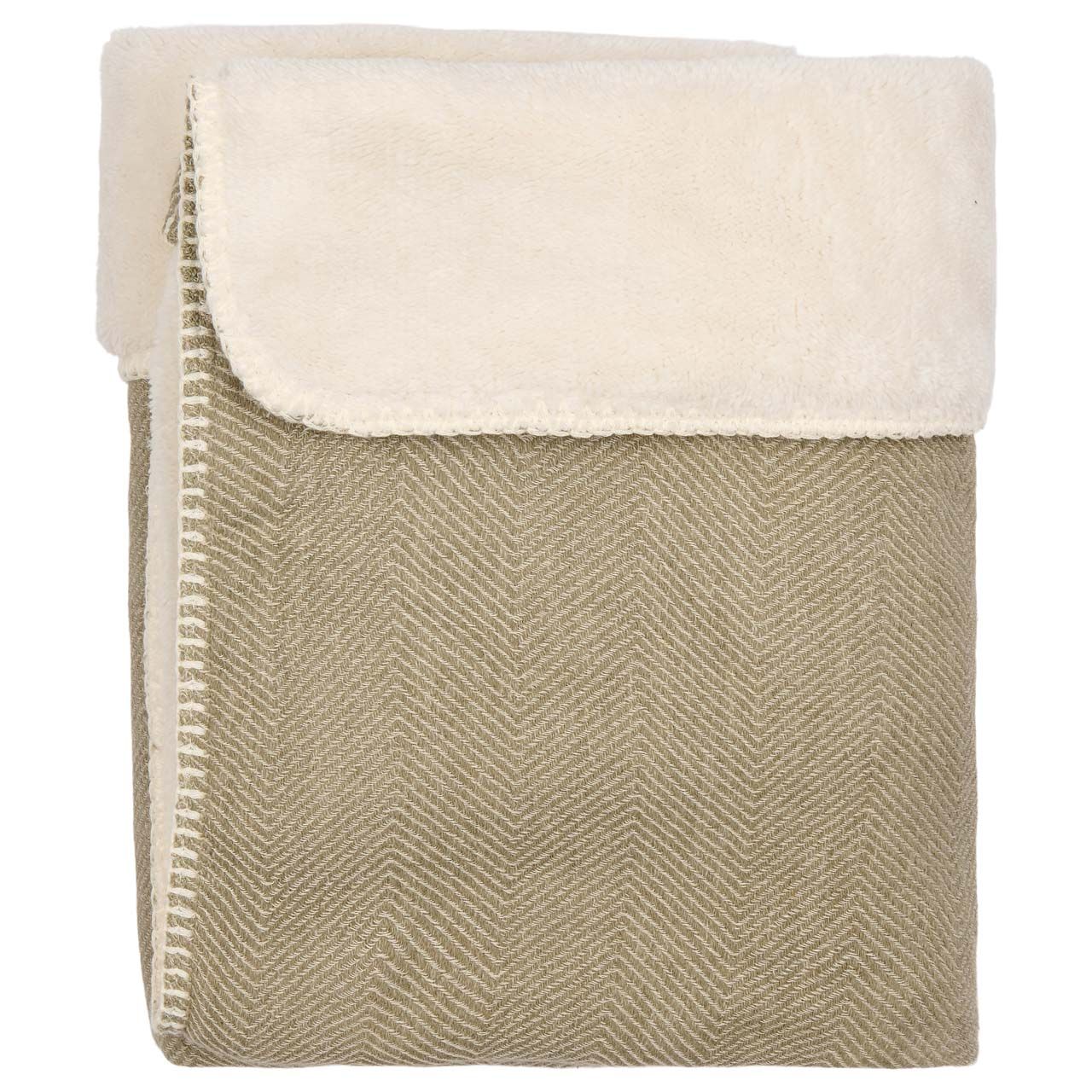 Koeka - Deken Wieg Teddy Montreal 75 x 100 cm | Moss