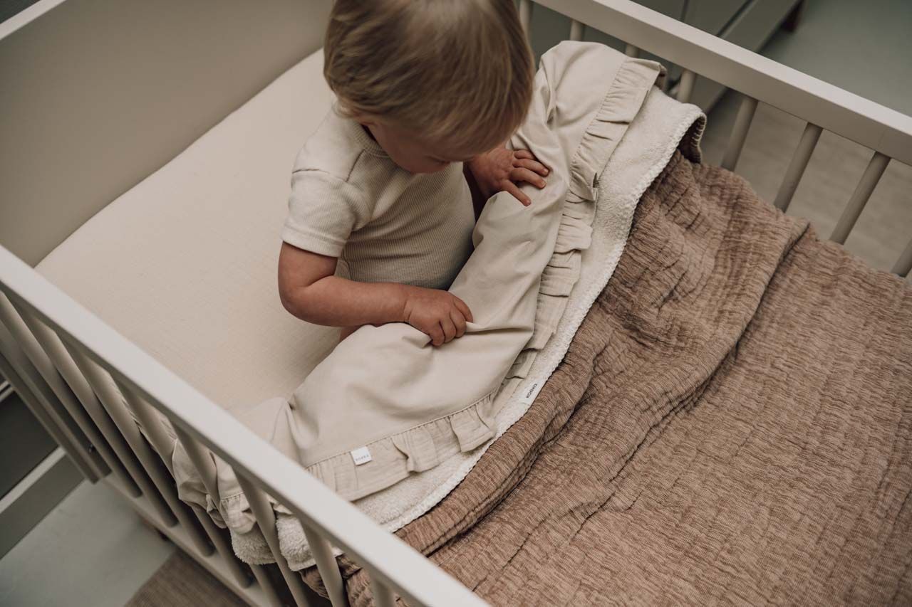 Koeka - Wiegdeken 75x100 cm Rivoli Teddy | Caffe