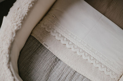 Koeka - Wiegdeken Teddy Rivoli 75 x 100 cm | Stone