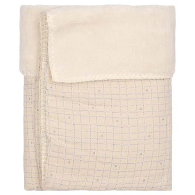Koeka - Deken Wieg Teddy Lind 75 x 100 cm | Warm White