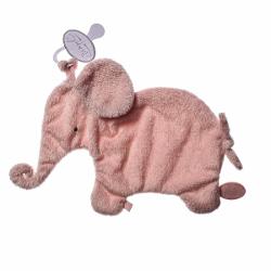 Fopspeendoekje Tuttie Oscar olifant 27 Roze