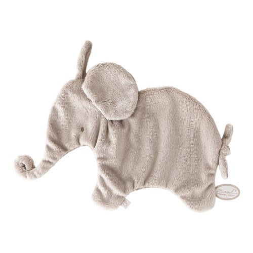 Fopspeendoekje Tuttie Oscar Olifant Grijsbeige 27cm