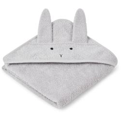 Badcape 70 x 70 cm Albert Rabbit Dumbo Grey