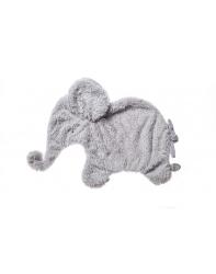 Knuffeldoek Oscar olifant Lichtgrijs 42cm