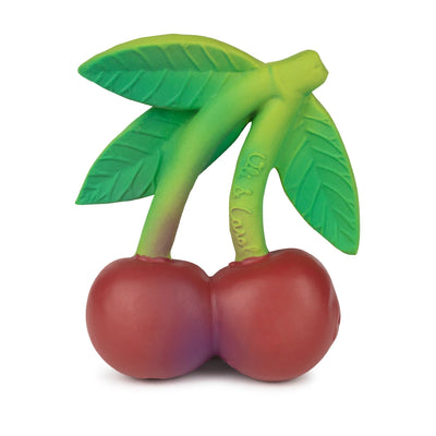 Oli & Carol - Bijtspeeltje & Badspeeltje Mery Cherry | Natuurlijk Rubber