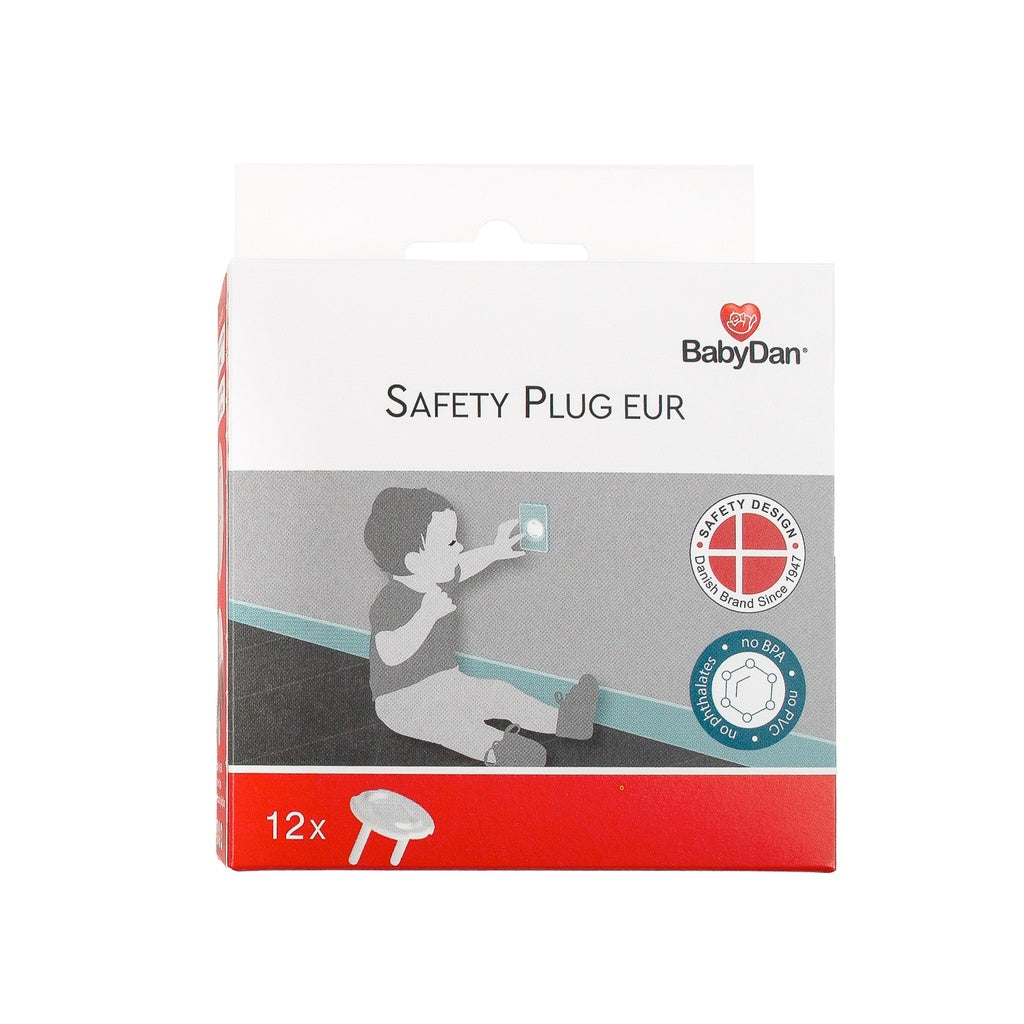 BabyDan - Stopcontactbeschermers met Aarding | 6-pack