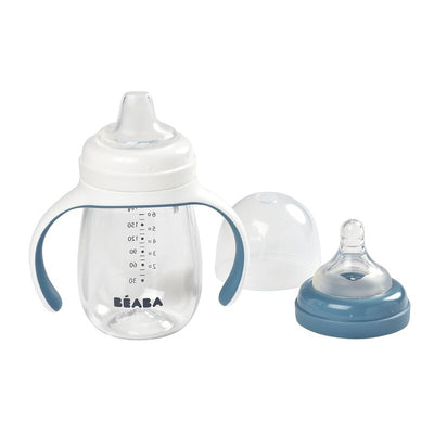 Béaba - Evolutieve Drinkbeker 2in1 | Windy Blue 210ml