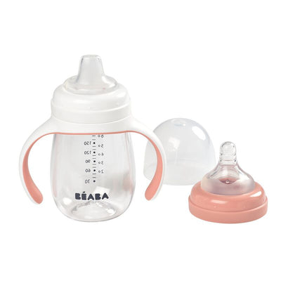 Béaba - Evolutieve Drinkbeker 2in1 | Old Pink 210ml