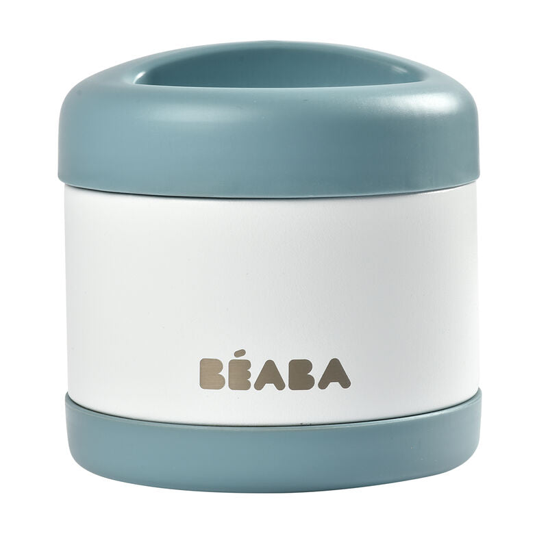 Béaba - Thermo Potje Voeding 500ml | Baltic Blue / White