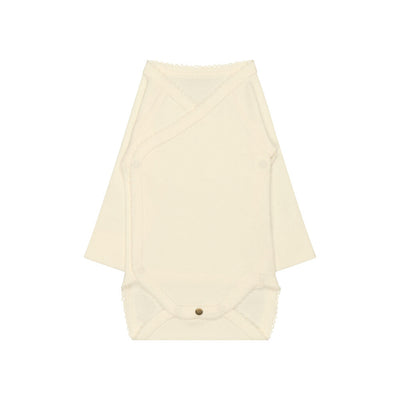 Body Lange Mouwen Rihan Wrapover Pique Whisper (2pack)