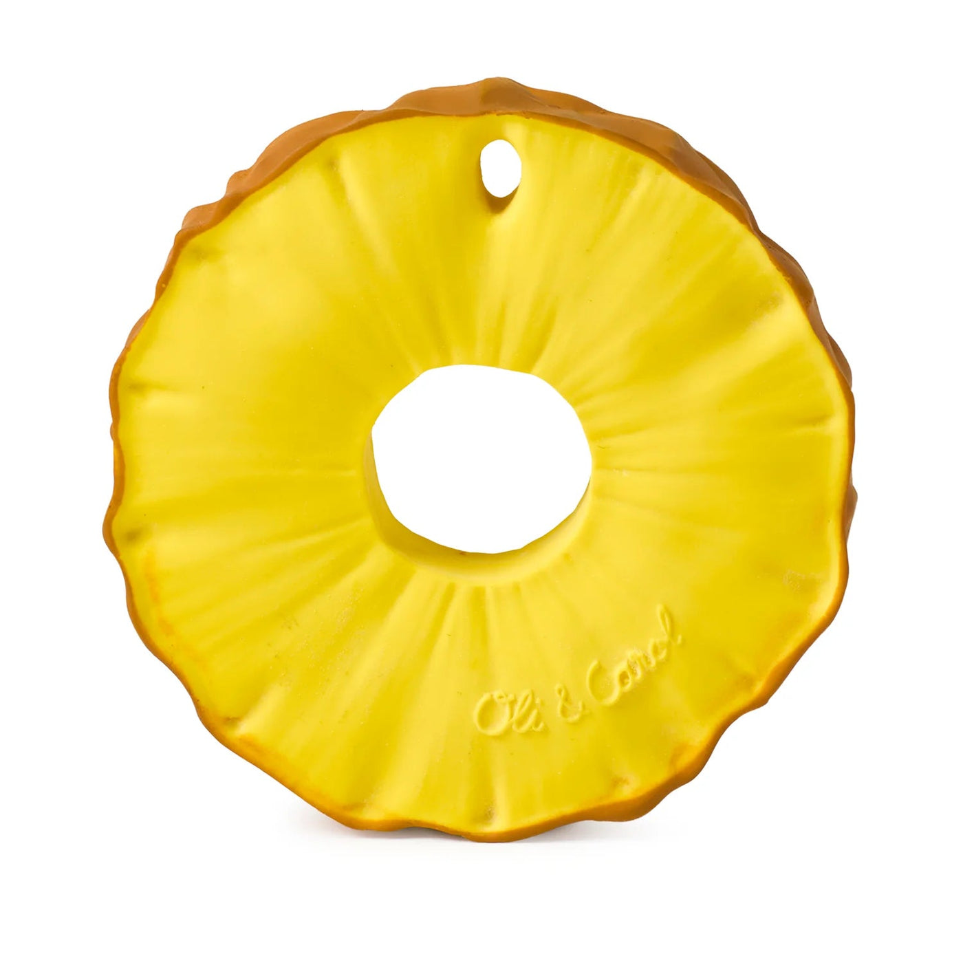 Oli & Carol - Bijtspeeltje & Badspeeltje Ananas | Natuurlijk Rubber