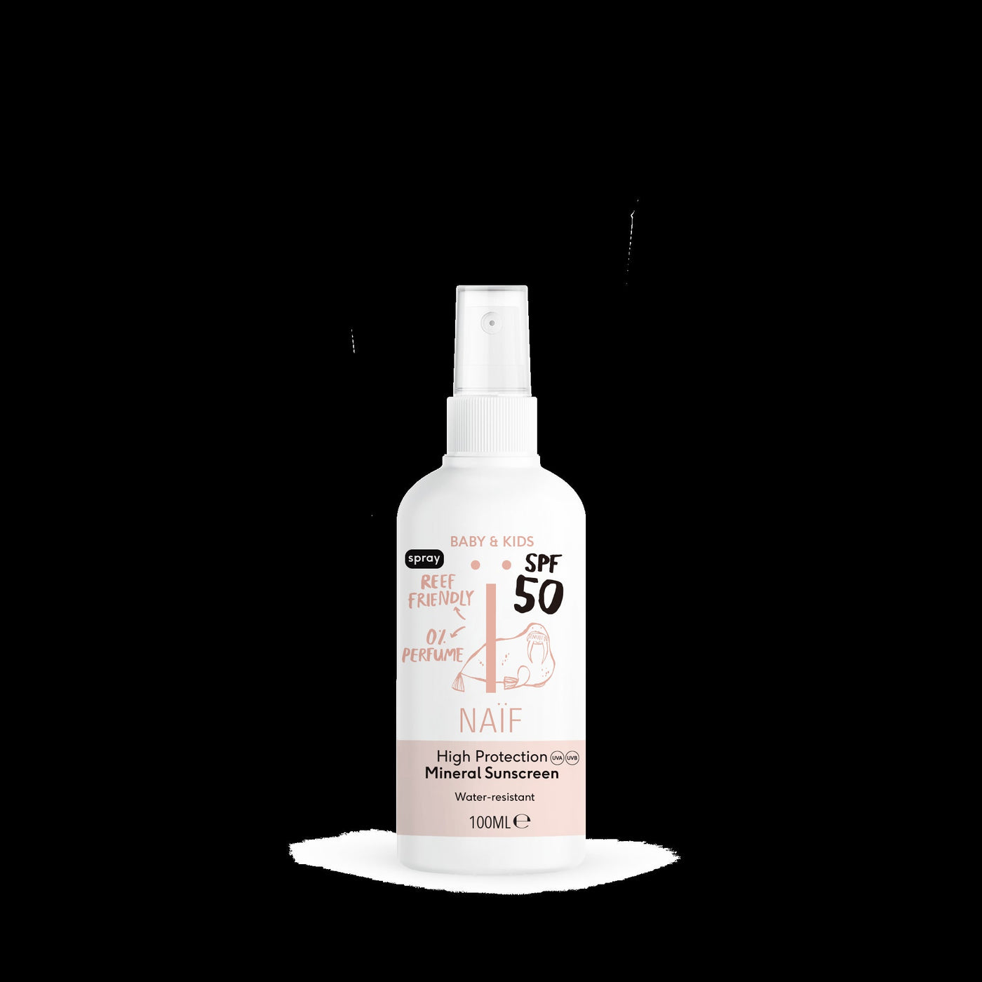 Zonnecreme Spray Kids Parfumvrij SPF50 100ml