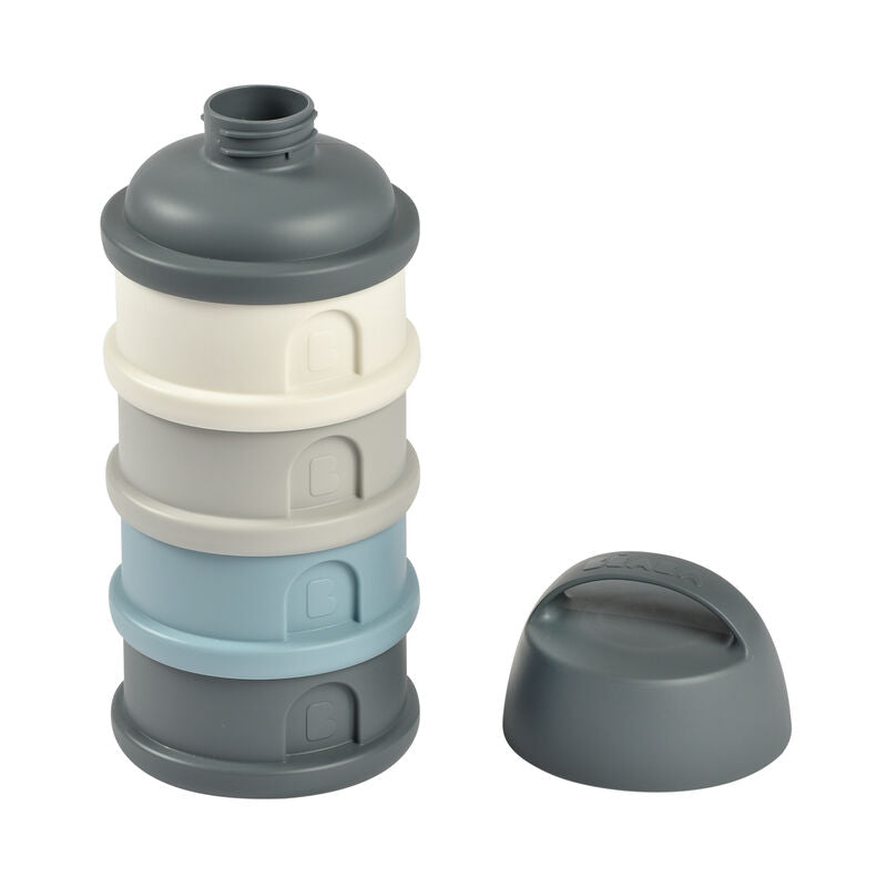 Stapelbare Doseerdozen Mineral Grey / Blue