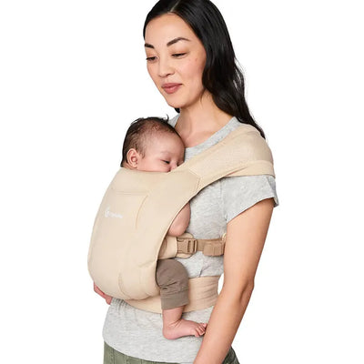 Ergobaby - Draagzak Embrace Soft Air Mesh | Cream