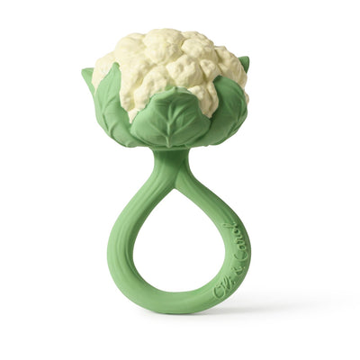 Oli & Carol - Rammelaar & Bijtspeeltje Cauliflower | Natuurlijk Rubber